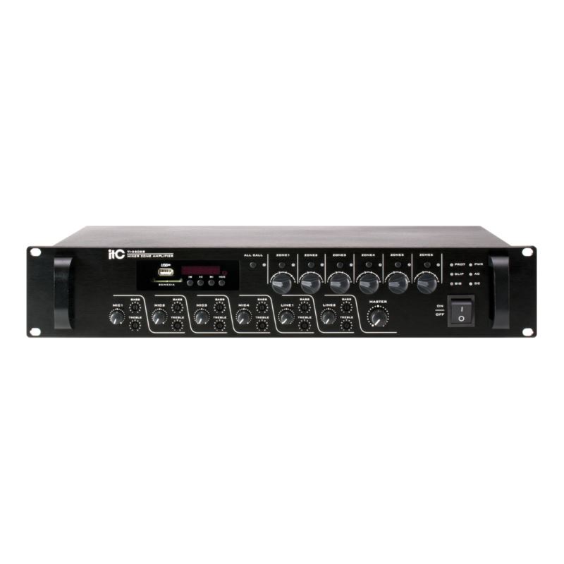 ITC Audio TI-5006S wzmacniacz miksujący 6-strefowy